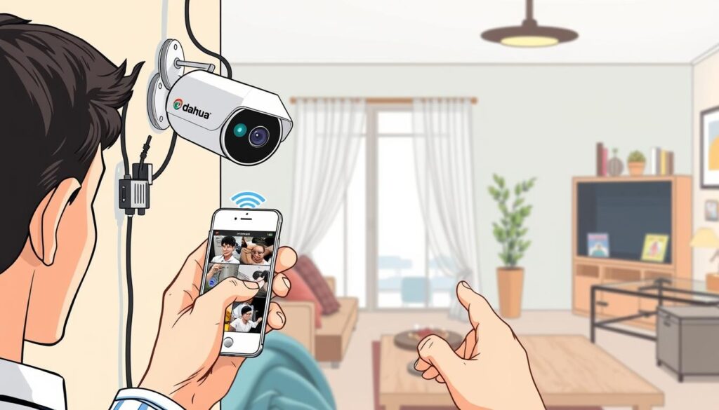 cara menghubungkan cctv dahua ke hp