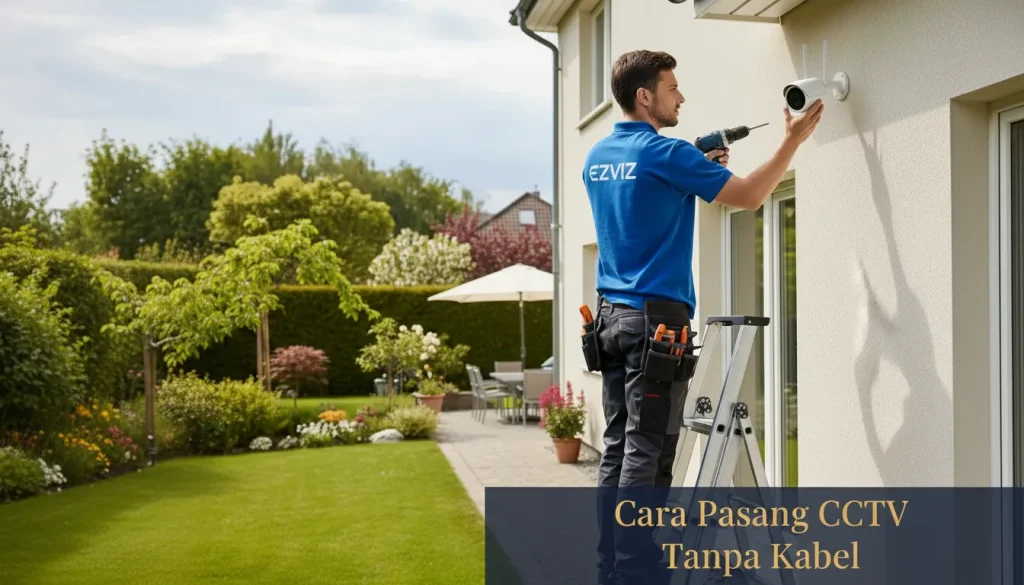 Cara Pasang CCTV Tanpa Kabel