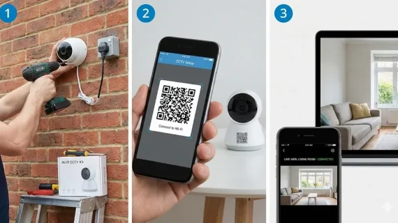 Panduan Cara Pasang CCTV Wifi Mudah dan Cepat