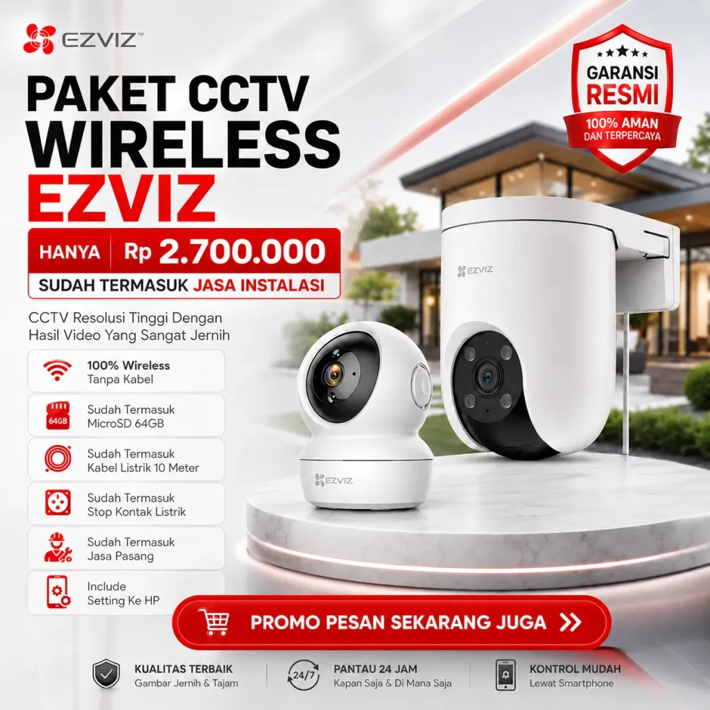 paket cctv wireless ezviz